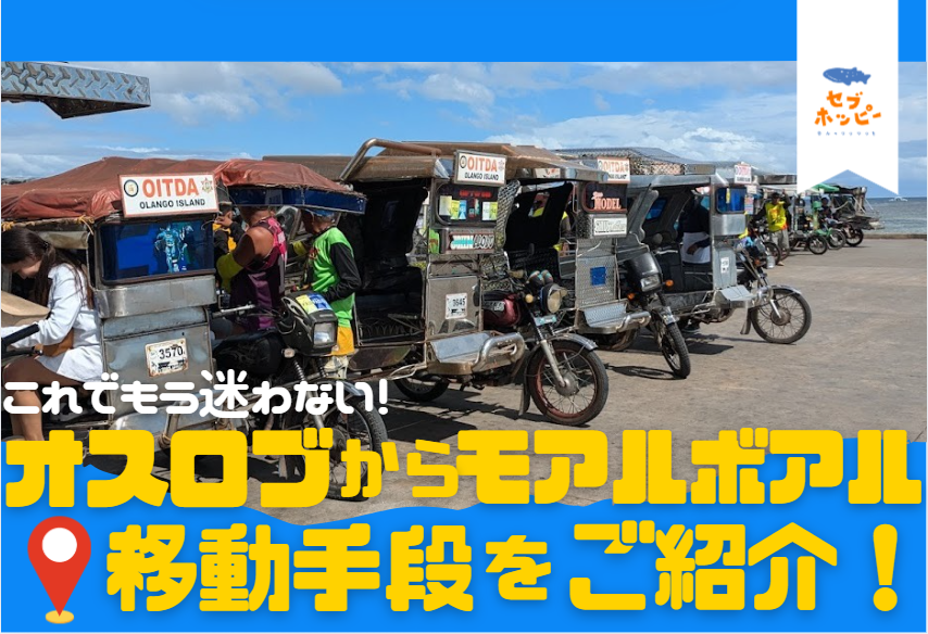 オスロブからモアルボアル 移動