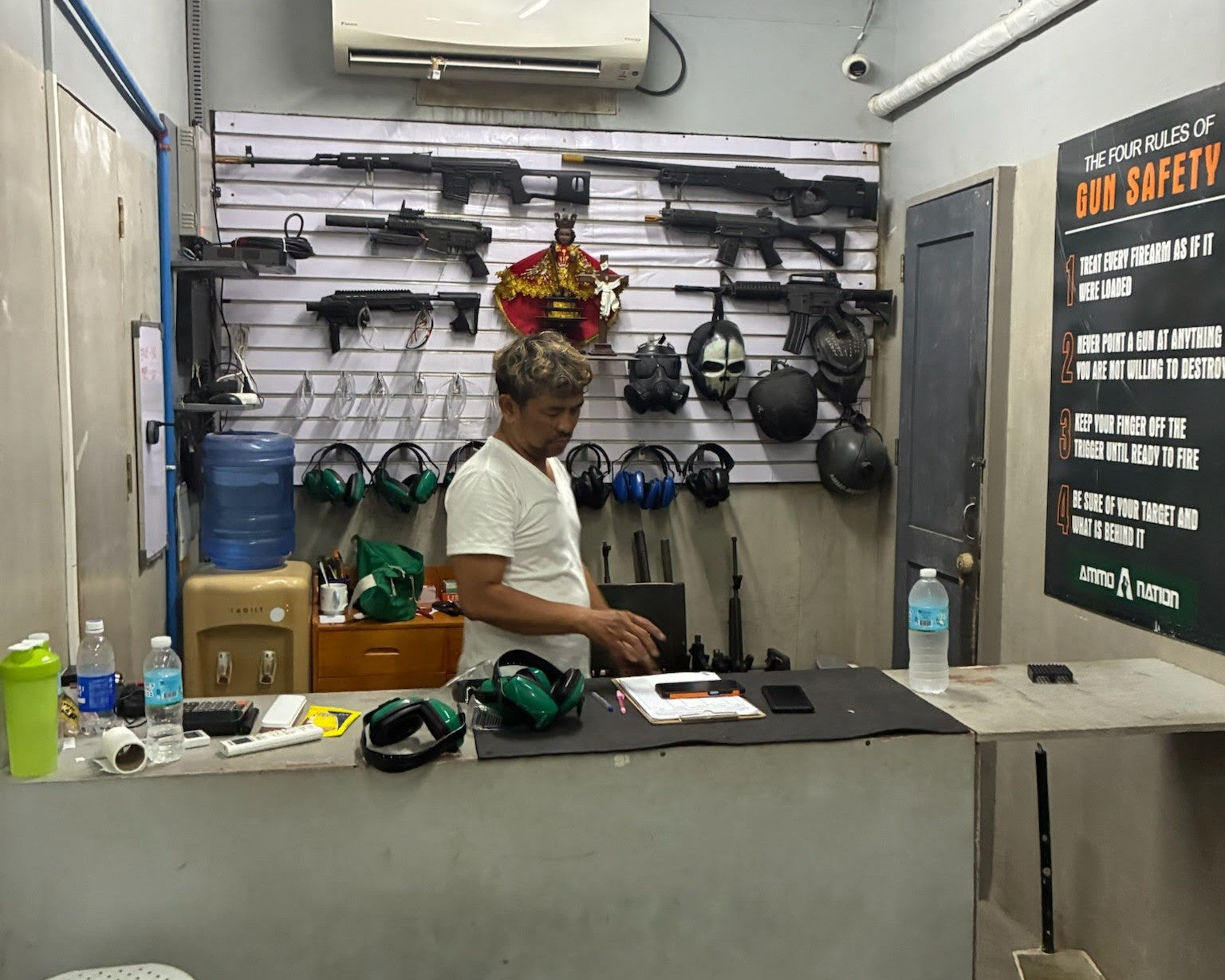 セブ島 射撃場
